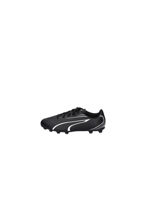 Puma - Buty Vitoria Fg/Ag Jr Rozmiar 37 - 107486-01 Czarny. Kolor: wielokolorowy, biały, czarny. Materiał: skóra. Sport: piłka nożna
