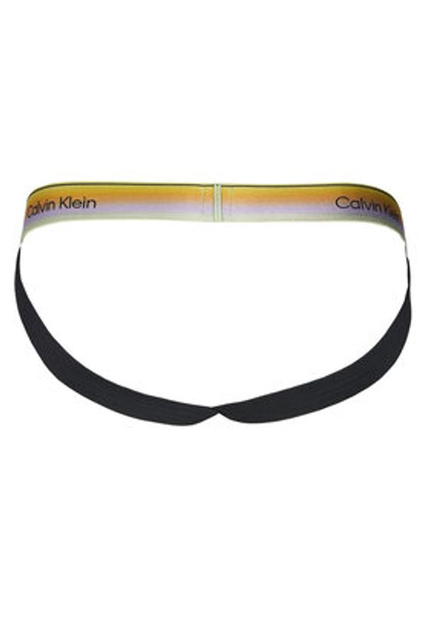 Calvin Klein Underwear Slipy Jock Strap LV00NB4588 Czarny. Kolor: czarny. Materiał: bawełna