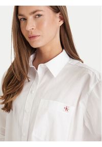 Calvin Klein Jeans Koszula LV047F147G Biały Relaxed Fit. Kolor: biały. Materiał: bawełna #3