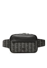 Lacoste Saszetka nerka Body Bag NH4004LX Czarny. Kolor: czarny. Materiał: skóra