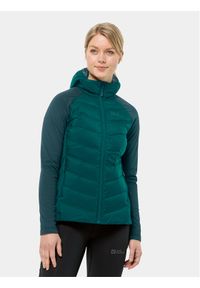 Jack Wolfskin Kurtka outdoor Tasman Down Hybrid 1711331 Zielony Regular Fit. Kolor: zielony. Materiał: syntetyk. Sport: outdoor