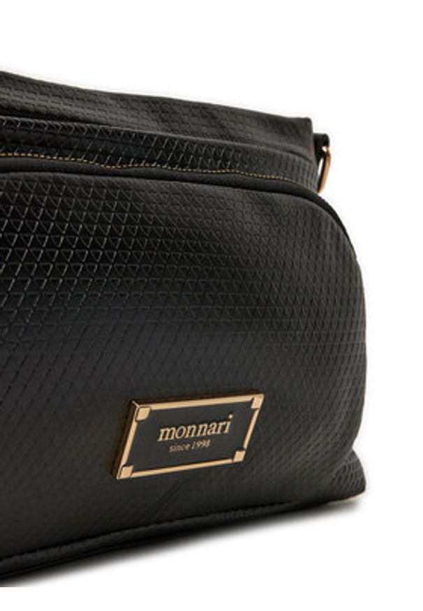 Monnari Torebka TORIMP0-24Z-BAG5700-KM20D000-R00 Czarny. Kolor: czarny. Materiał: skórzane