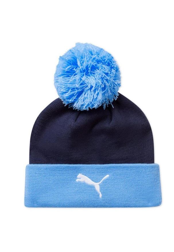Puma Czapka Mcfc Ess Pom Pom 02561303. Kolor: niebieski
