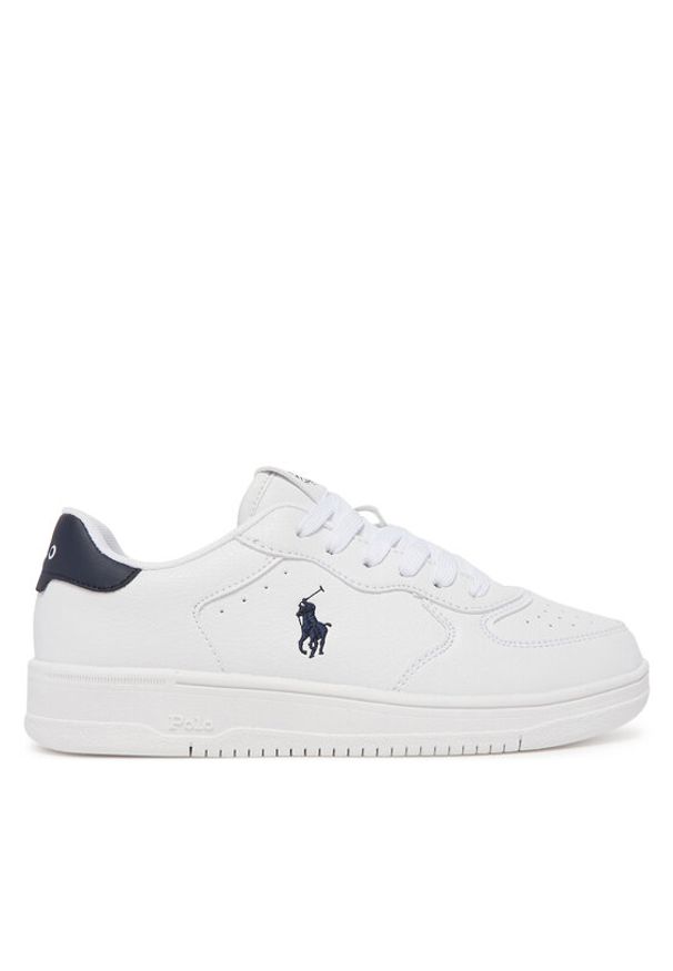Polo Ralph Lauren Sneakersy RL02436102 Biały. Kolor: biały. Materiał: skóra
