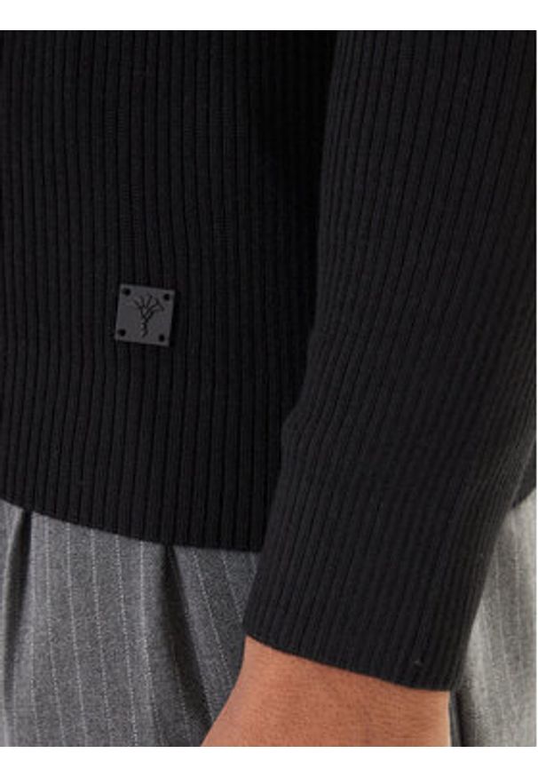 JOOP! Sweter 17 JK-12Donteo 30047344 Czarny Modern Fit. Kolor: czarny. Materiał: wełna