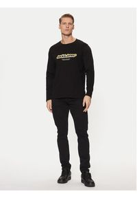 Jack & Jones - Jack&Jones Longsleeve Vesterbro 12266419 Czarny Relaxed Fit. Kolor: czarny. Materiał: bawełna. Długość rękawa: długi rękaw #3