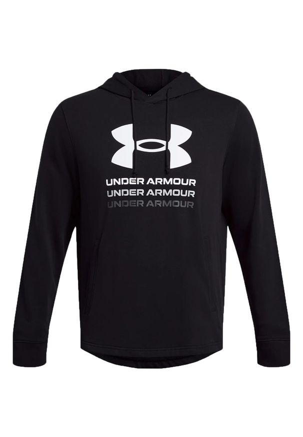 Bluza męska Under Armour UA Rival Terry Graphic Hoodie. Kolor: czarny. Sport: fitness