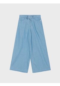 Sinsay - Jeansy wide leg - niebieski. Kolor: niebieski #1