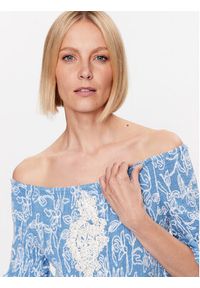 Iconique Sukienka letnia IC23 007 Niebieski Regular Fit. Kolor: niebieski. Materiał: bawełna. Sezon: lato #2