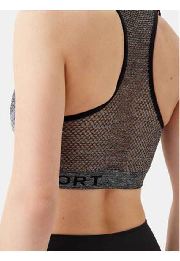 DKNY Sport Biustonosz top DP8T5945 Szary. Kolor: szary. Materiał: syntetyk