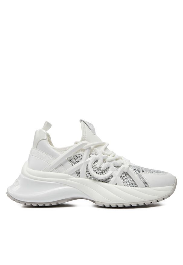 Pinko Sneakersy Ariel 01 SS0023 T014 Biały. Kolor: biały. Materiał: materiał