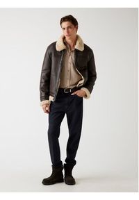 Guess Kurtka przejściowa 179663 Brązowy Classic Fit. Kolor: brązowy #4