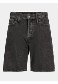 Jack & Jones - Jack&Jones Szorty jeansowe Tony Original 12250235 Czarny Loose Fit. Kolor: czarny. Materiał: bawełna