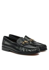 TOMMY HILFIGER - Tommy Hilfiger Mokasyny Soft Leather Horsebit Loafer FW0FW08414 Czarny. Kolor: czarny. Materiał: skóra #4