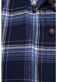 Jack & Jones koszula bawełniana męska kolor granatowy regular z kołnierzykiem button-down. Typ kołnierza: button down. Kolor: niebieski. Materiał: bawełna