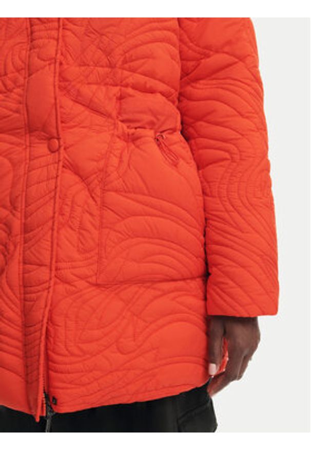 Desigual Kurtka zimowa Aarhus 24WWEWAC Pomarańczowy Regular Fit. Kolor: pomarańczowy. Materiał: syntetyk. Sezon: zima