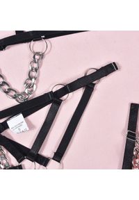 Intica - Bielizna z paseczków z odważnym designem Jaquelyn. Kolor: czarny. Materiał: materiał #3