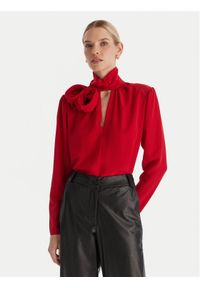 ACCESS FASHION Bluzka 54-2063-171 Czerwony Regular Fit. Kolor: czerwony. Materiał: syntetyk #1