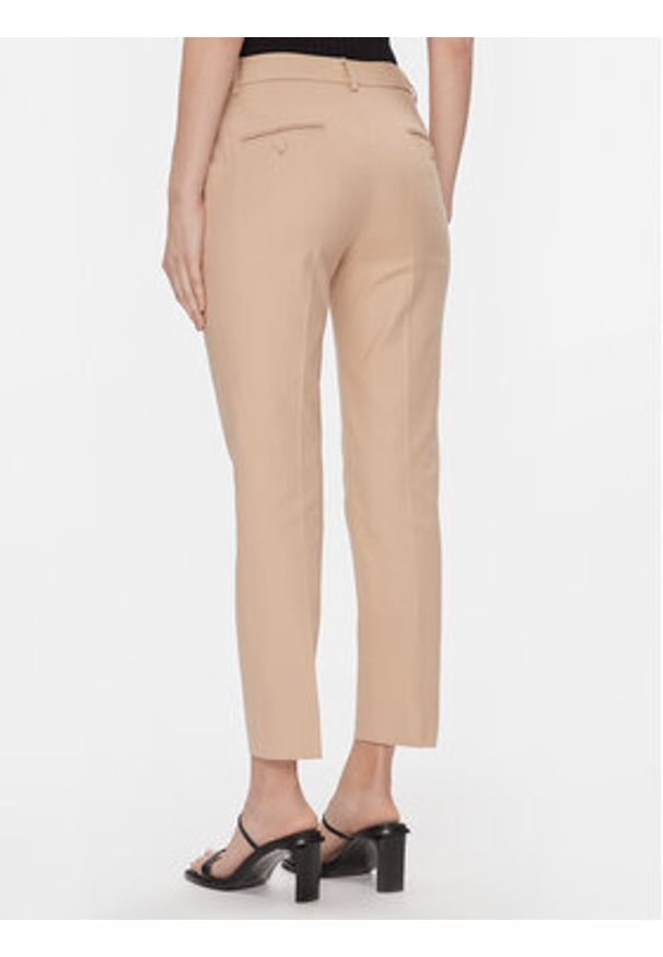 Weekend Max Mara Spodnie materiałowe Vite 2415131031 Beżowy Regular Fit. Kolor: beżowy. Materiał: bawełna