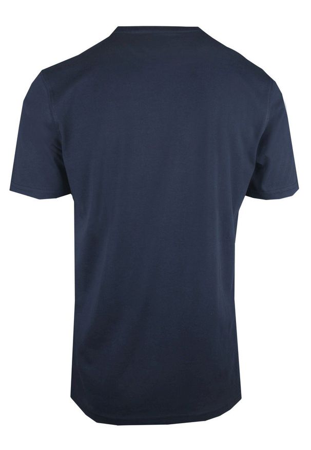 T-Shirt (Koszulka) Męska - Pako Jeans - Granatowa z Printem (Nadrukiem). Okazja: na co dzień. Kolor: niebieski. Materiał: bawełna. Wzór: nadruk. Styl: casual
