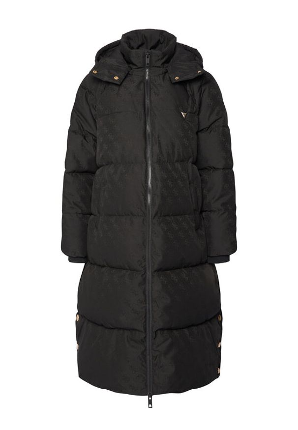 Guess Kurtka zimowa V5BL08 WGLW2 Czarny Regular Fit. Kolor: czarny. Materiał: syntetyk. Sezon: zima