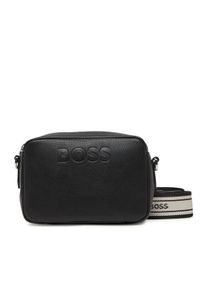 BOSS Torebka Addison 50523408 Czarny. Kolor: czarny. Materiał: skórzane