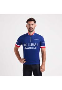 ROGELLI - Koszulka rowerowa męska Rogelli Wagtmans. Kolor: niebieski