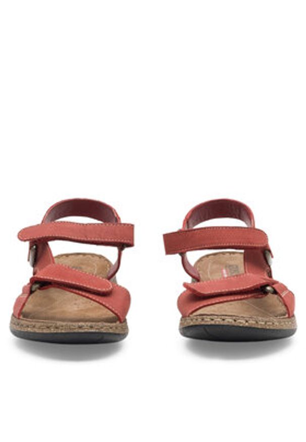 Go Soft Sandały WI23-4773-05 Czerwony. Kolor: czerwony. Materiał: skóra