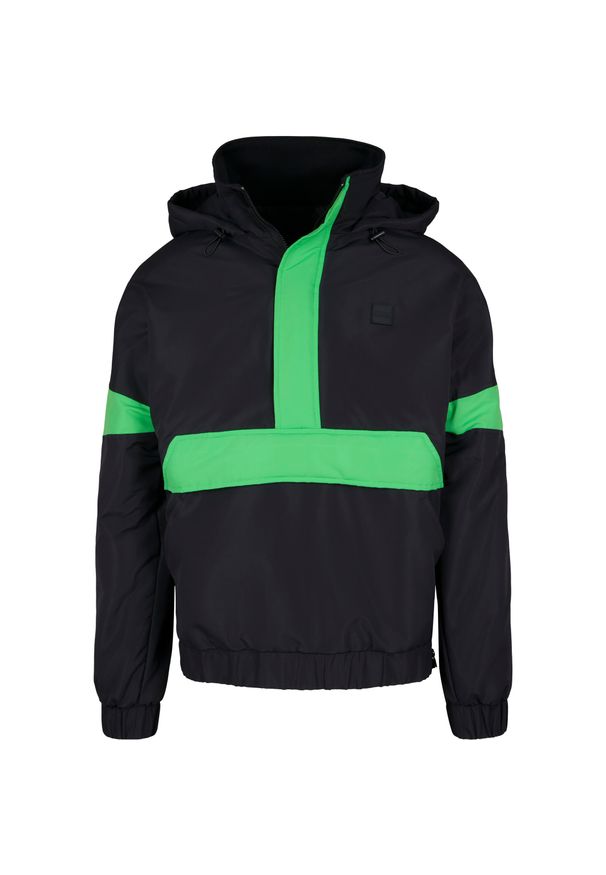 Urban Classics - Wiatrówka Urban Classic 3-tone neon. Kolor: czarny, zielony, wielokolorowy