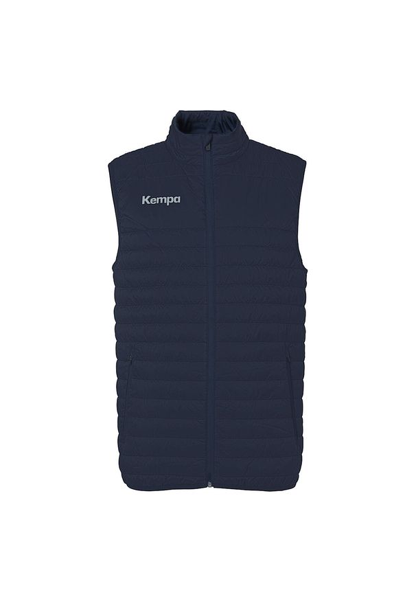 KEMPA - Kurtka dziecięca bez rękawów Uhlsport Basic. Kolor: niebieski, czarny, wielokolorowy. Materiał: puch. Długość rękawa: bez rękawów. Styl: młodzieżowy