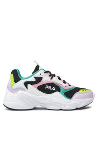 Fila Sneakersy Collene Cb Wmn FFW0046 Kolorowy. Kolor: czarny. Materiał: skóra. Wzór: kolorowy