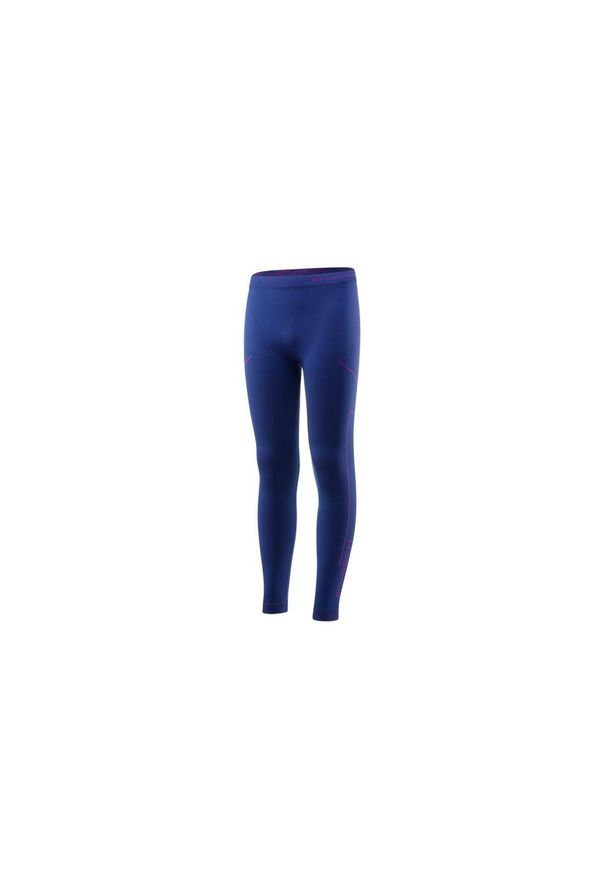 Brubeck - Leginsy Dziecięce Thermo Junior Le13540-Jeans-Violet 158_152_158. Kolor: fioletowy, niebieski, wielokolorowy. Materiał: jeans. Sezon: lato. Sport: turystyka piesza