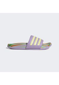 Adidas - adilette Comfort Sandals. Okazja: na co dzień. Kolor: żółty, wielokolorowy, fioletowy. Styl: elegancki, casual