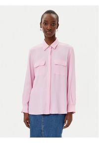 Marella Koszula Ordine 2513111151200 Różowy Regular Fit. Kolor: różowy. Materiał: syntetyk #1