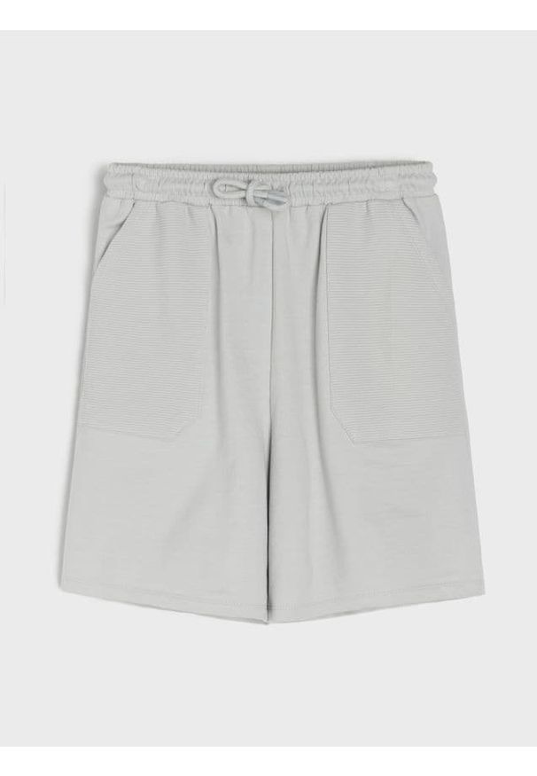 Sinsay - Szorty loose fit - szary. Kolor: szary
