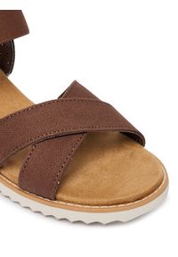 skechers - Skechers Sandały BOBS Desert Kiss - Golden Lily 114418/CHOC Brązowy. Kolor: brązowy. Materiał: materiał #5