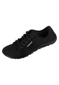 LEGUANO - Buty do chodzenia męskie Leguano 10009012. Zapięcie: sznurówki. Kolor: czarny. Materiał: materiał, syntetyk, tkanina. Szerokość cholewki: normalna. Sport: turystyka piesza