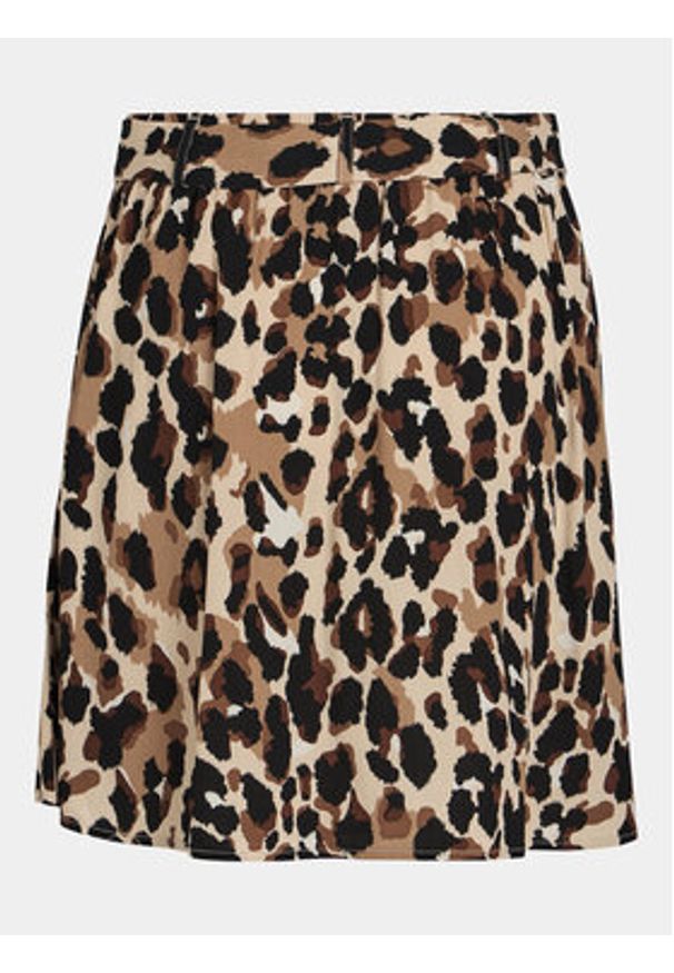 Vila Spódnica trapezowa Moashly 14089471 Czarny Regular Fit. Kolor: czarny. Materiał: wiskoza