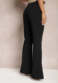 Renee - Czarne Spodnie Dzwony High Waist Enyselle. Stan: podwyższony. Kolor: czarny