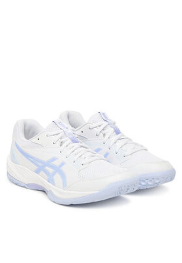 Asics Buty halowe Gel-Task 4 1072A106 Biały. Kolor: biały. Materiał: materiał