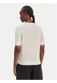 BOSS Sweter Farbella 50544996 Beżowy Slim Fit. Kolor: beżowy. Materiał: wełna #2