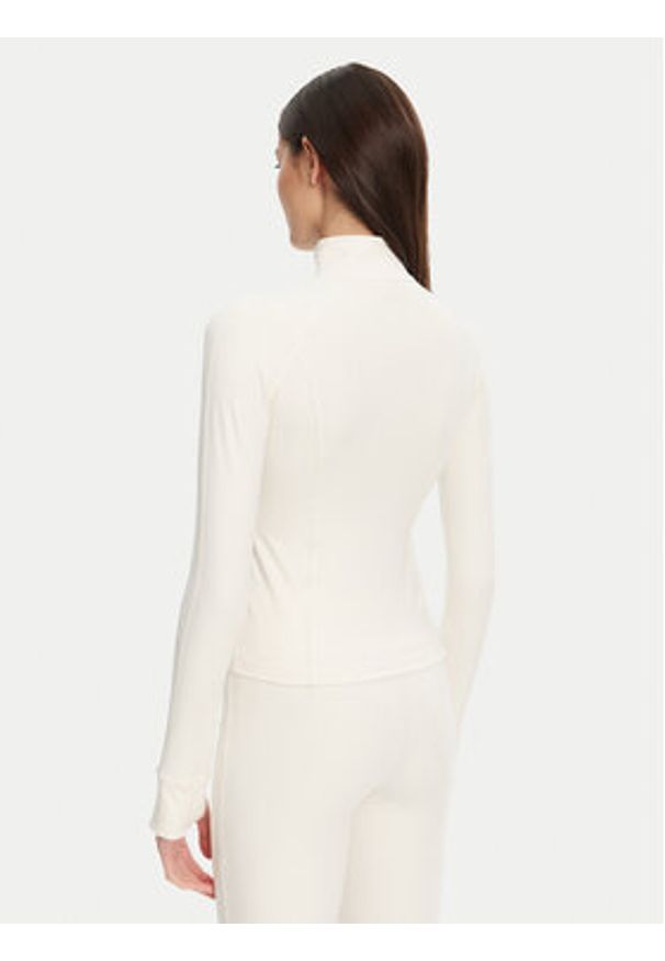 Guess Bluza V5RP17 KCD02 Écru Regular Fit. Materiał: syntetyk