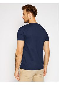 Tommy Jeans T-Shirt DM0DM04411 Granatowy Slim Fit. Kolor: niebieski. Materiał: bawełna #4
