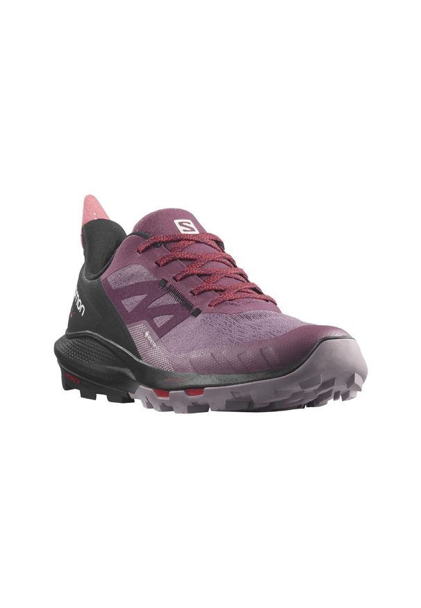 salomon - Damskie buty turystyczne Salomon Outpulse Gtx. Kolor: fioletowy. Styl: sportowy