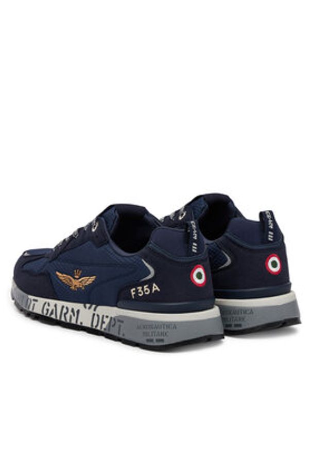 Aeronautica Militare Sneakersy 261SC0276UCT04327 Granatowy. Kolor: niebieski. Materiał: materiał
