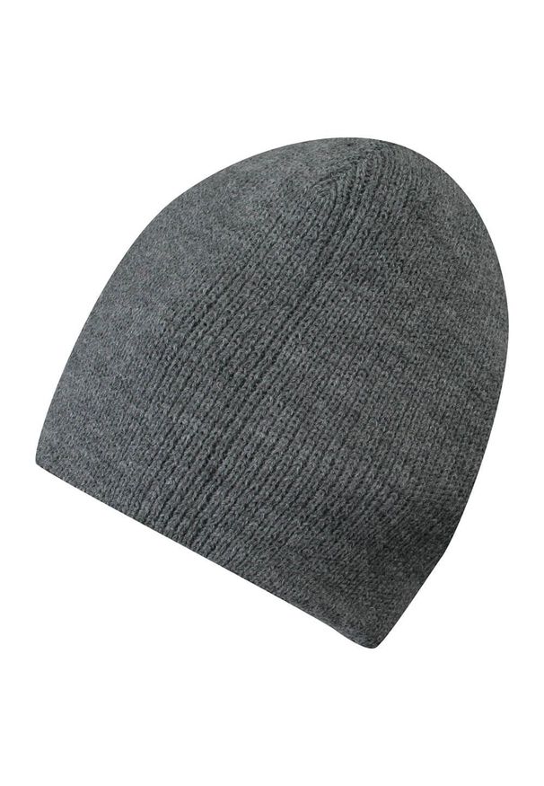 Jarek - Czapka Dwustronna Popielata Jesienno-Zimowa, Beanie, Męska -JAREK. Kolor: szary. Materiał: akryl. Wzór: ze splotem. Sezon: jesień, zima. Styl: sportowy