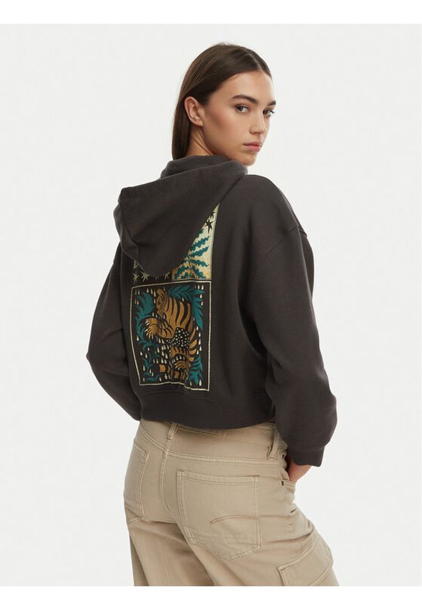 Billabong Bluza Lost Mind EBJSF00183 Szary Cropped Fit. Kolor: szary. Materiał: bawełna