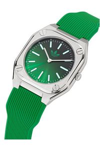 Adidas - adidas Zegarek City Tech Thin AOFH24505 Zielony. Kolor: zielony
