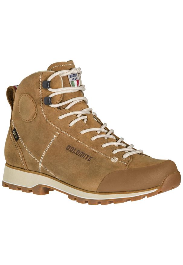 Buty trekkingowe damskie Dolomite Cinquantaquattro High FG GTX. Kolor: żółty, brązowy, wielokolorowy