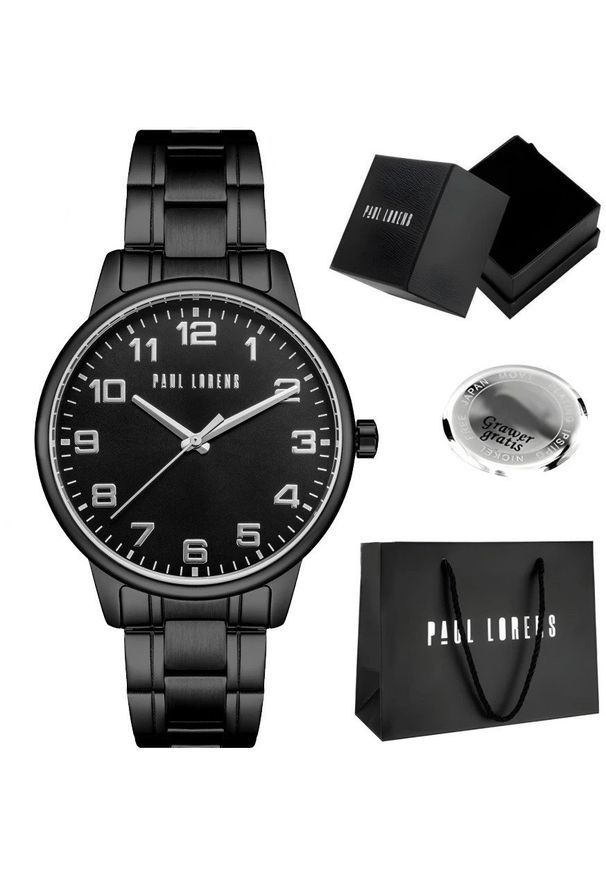 Zegarek męski Paul Lorens GUARO-1A5 Z GRAWEREM